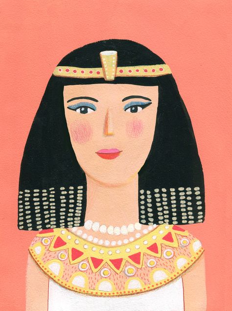 Cleopatra Art Painting, Cleopatra Cartoon, Cleopatra Illustration, Cleopatra Art Illustrations, Egyptian Digital Art, Cleopatra Art, Man With Mustache, Historically Accurate Cleopatra, Starověký Egypt