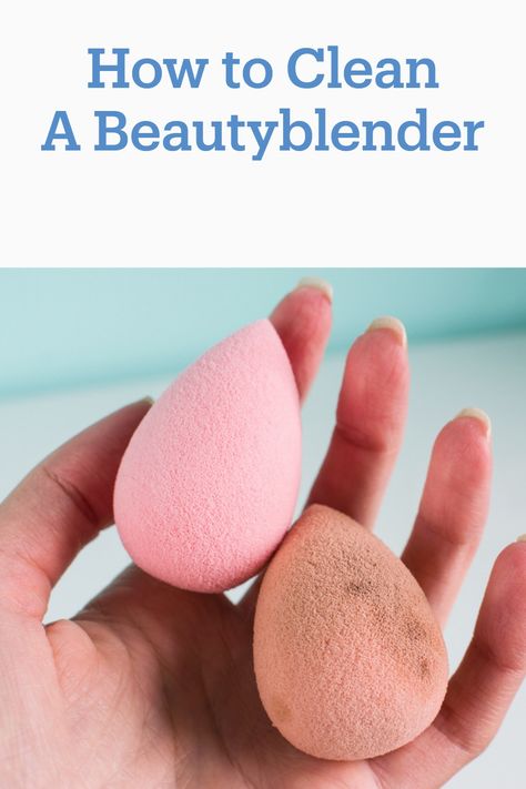 How To Clean Make Up Sponge, Best Way To Clean Makeup Sponges, Clean Makeup Sponge, Cleaning Makeup Sponges, How To Clean Makeup Brushes And Sponges, Makeup Sponge Cleaner, Moisturizing Hair Mask, Foundation Sponge, Face Sponge