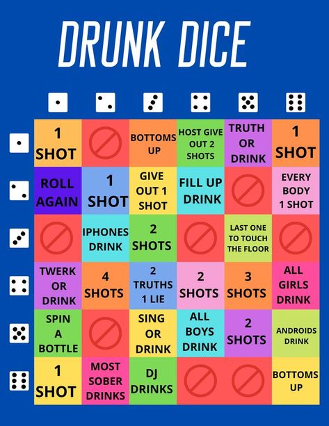 Drinking Dice Games, Dice Games, Drinking Games, Drink Up, Singing, Dj, Drinks