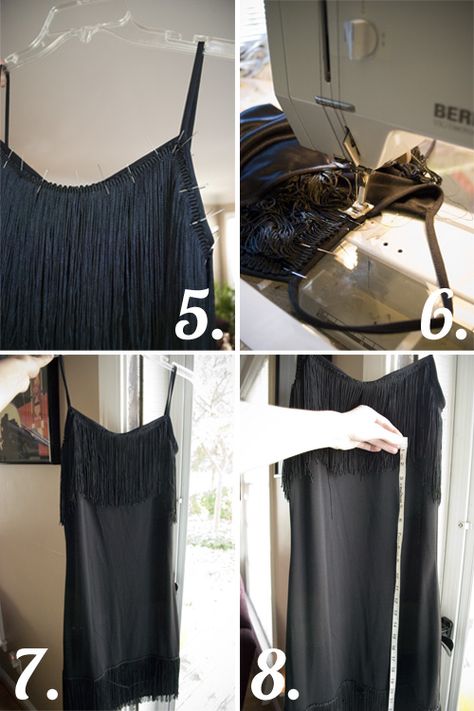 Diy Flapper Dress, Diy Customes, Flapper Costume Diy, Great Gatsby Party Outfit, Estilo Charleston, 20s Costume, Hunny Pot, 1920s Costume, Diy Fashion Projects