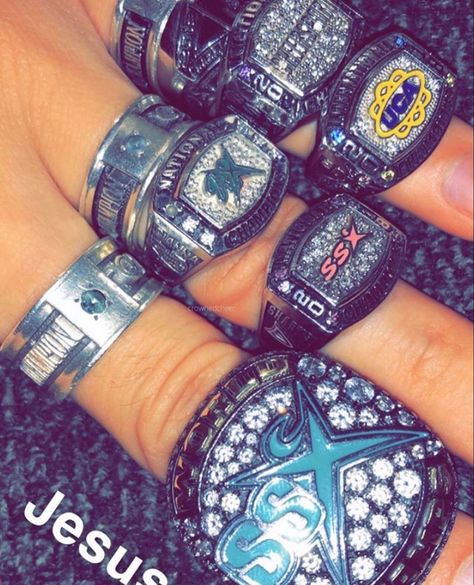 Cheer Rings, Cheer Awards, Cheer Motivation, Cheer Vibes, Cheer Goals, Cheer Moves, Cheer Hacks, Allstar Cheer, Cheer Things