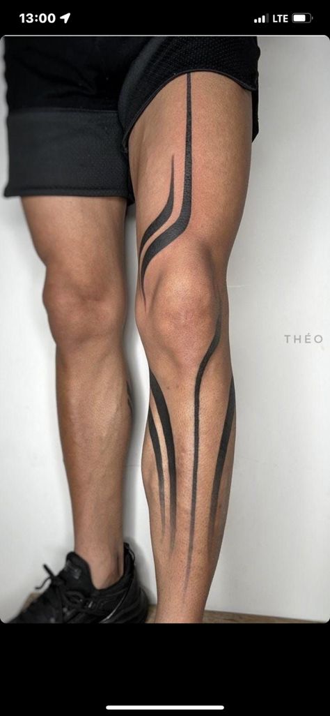 Asymmetric Back Tattoo, Arm Pattern Tattoo, Modern Tribalism Tattoo, Leg Blackout Tattoo, Taekwondo Tattoo Ideas, Samoan Tattoo Sleeve, Male Leg Tattoos, Thigh Band Tattoo Women, Tattoo Ideas For Men Leg