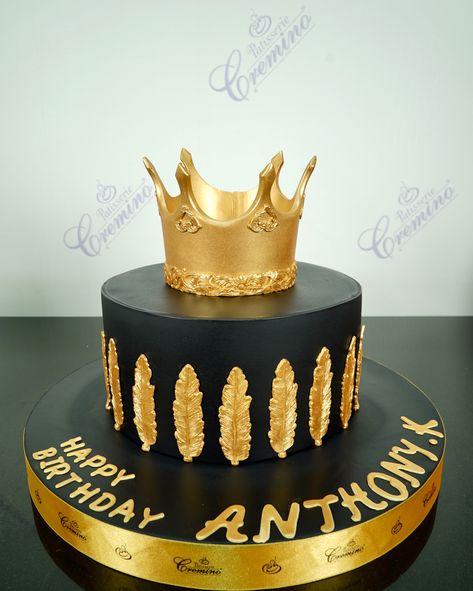 King Cake Design For Men, King Birthday Cake For Men, King Crown Cake, King Cake Design, 21st Birthday Cupcakes, Cake Shake, Decor Tort, Rodjendanske Torte