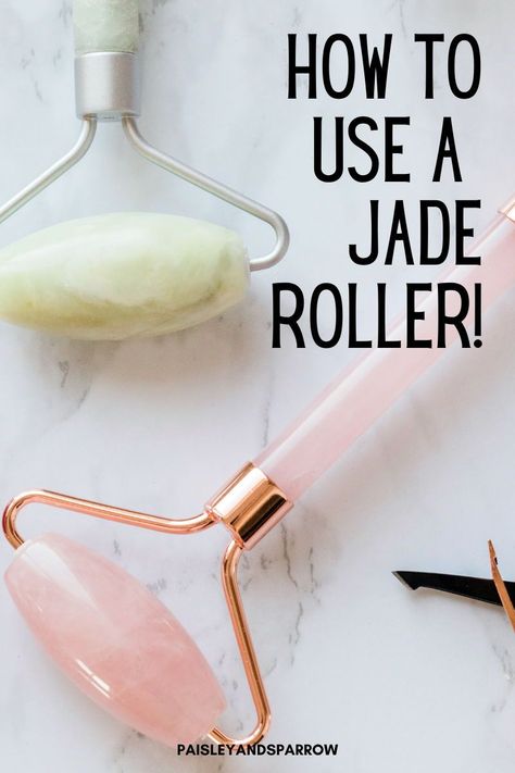 Here is everything you need to know about jade facial rollers! How to use a jade roller and what kind of jade roller to buy. How Do You Use A Jade Roller, How To Use A Jade Roller, How To Use A Jade Roller On Your Face, Jade Roller How To Use, Jade Rolling, Facial Massage Tool, Flawless Makeup Application, Radiate Confidence, Inner Glow