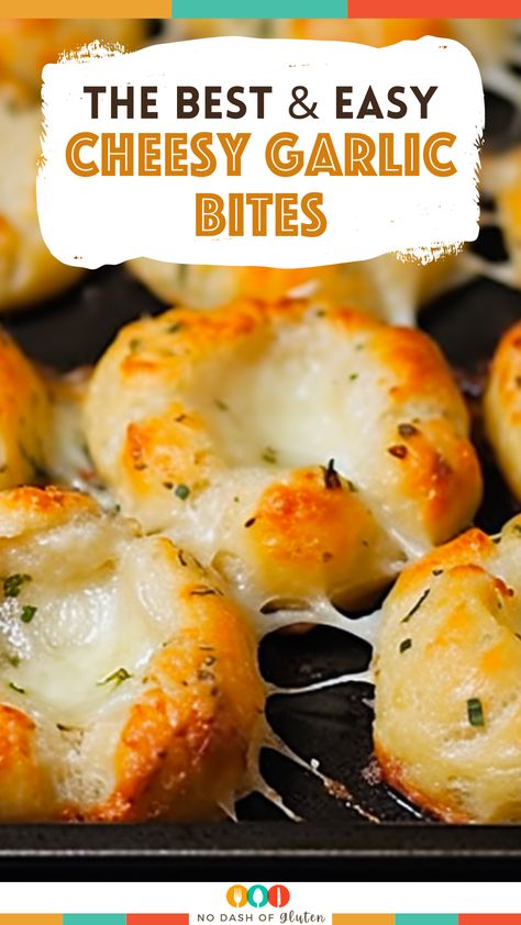 Elevate your snack game with these Cheesy Garlic Bites! Imagine golden biscuits embracing gooey mozzarella, bathed in aromatic garlic butter. Quick, easy, and oh-so-delicious! Try this irresistible recipe now and bring a burst of flavor to your table. Cheesy Garlic Bites, Cheesy Bites, Cheesy Snacks Easy, Easy Recipes For Kids To Make Snacks, Garlic Pretzel Bites, Toasted Garlic Bits, Garlic Cheese Knots, Cheesy Appetizers Easy, Garlic Cheese Bites