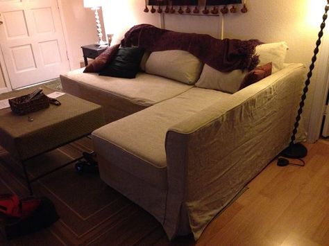 Friheten Sofa Bed Cover in Liege Biscuit Friheten Sofa Hack, Ikea Friheten Sofa, Sofa Hack, Friheten Sofa Bed, Friheten Sofa, Ikea Friheten, Sofa Bed Dimensions, Custom Couch, Custom Couches