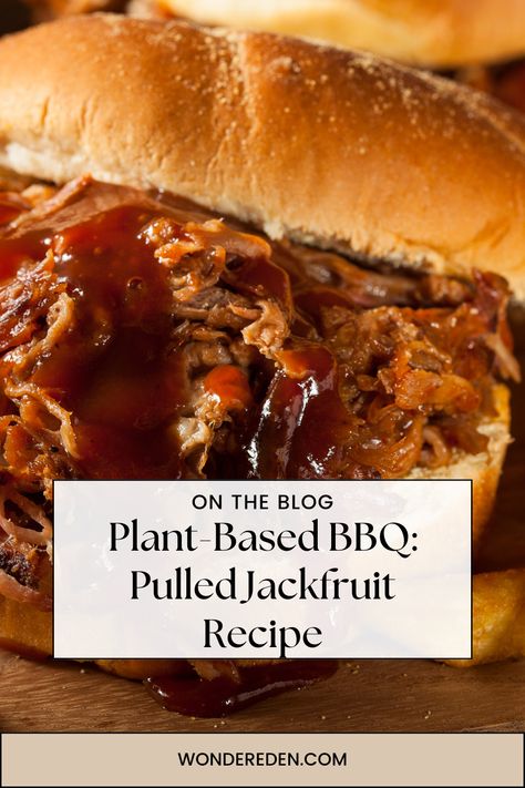 Elevate your BBQ game with this plant-based Vegan Pulled Jackfruit BBQ. It's a healthy, clean, and flavorful alternative to traditional pulled pork. #VeganRecipes #PlantBasedBBQ #PulledJackfruitGoodness #VeganEating #HealthyChoices Jackfruit Vegan Recipes, Jackfruit Recipe, Bbq Pulled Jackfruit, Pulled Jackfruit, Vegan Pulled Pork, Jack Fruit, Bbq Jackfruit, Jackfruit Recipes, Bbq Dishes