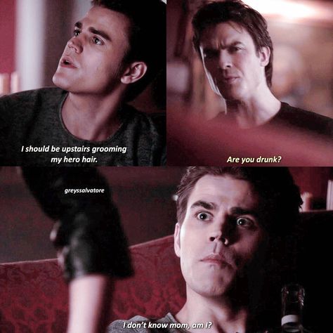 Humanity Switch Vampire Diaries, Humanity Switch Off, Humanity Switch, Salvatore Brothers, The Salvatore Brothers, Vamp Diaries, Vampire Diaries Memes, Vampire Diaries Poster, Vampier Diaries