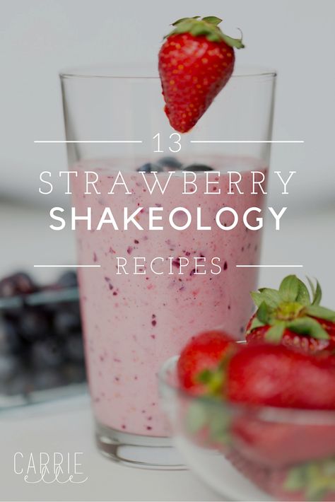 strawberry shakeology recipes Strawberry Shakeology Recipes, Shakeology Shakes, Clean Smoothies, Weight Watcher Smoothies, Shakeology Recipes, Strawberry Shake, Beachbody Recipes, Best Smoothie, 21 Day Fix Meals