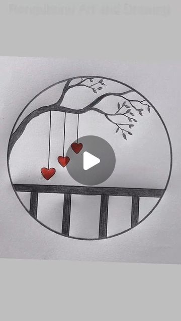 Circle Drawings, Pencil Drawing Tutorials, Circle Drawing, Love Drawings, Drawing Tutorials, Pencil Drawing, Drawing Tutorial, Pencil Drawings, Pencil