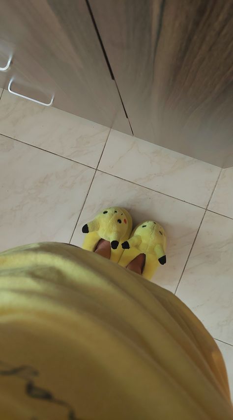 From where I stand pikachu Pikachu Slippers, Pikachu, Slippers