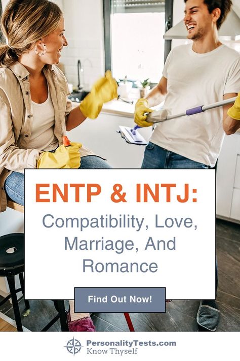 Unlock the secrets of love and compatibility between ENTP and INTJ! 💑 Dive into the dynamics of their relationship in terms of love, marriage, and romance. Click to explore the unique traits that shape their connections. 🌈 #Compatibility #Love #INTJ #PersonalityTraits Intj Compatibility, Intj Characters, Entp And Intj, Intj Personality, Love Marriage, Personality Traits, Intj, Fun Loving, Love And Marriage