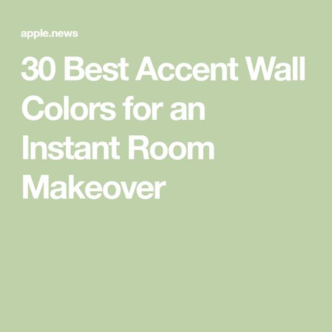 30 Best Accent Wall Colors for an Instant Room Makeover Accent Wall Colors For Bedroom, Accent Walls In Living Room Ideas Paint, Accent Wall Colors Living Room, Bedroom Accent Wall Ideas Paint Colors, Best Accent Wall Colors, Painting An Accent Wall, Colours That Go With Grey, Accent Wall Paint Colors, Painted Feature Wall