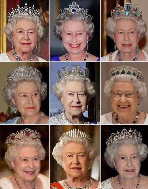 Queen Elizabeth Tiaras, Queen Elizabeth Jewels, Queen Elizabeth Crown, Pictures Of Queen Elizabeth, Imperial State Crown, British Crown Jewels, Royal Crown Jewels, Rainha Elizabeth Ii, Elizabeth Jewelry