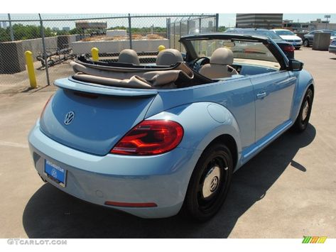 2013 Beetle 2.5L Convertible - Denim Blue / Beige photo #7 Blue Vw Beetle Convertible, Volkswagen Convertible, Vw Beetle Convertible, Luxury Helicopter, Volkswagen Beetle Convertible, Bug Car, Beetle Car, Beetle Convertible, New Beetle