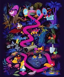 Tulgey Wood or: How I Got Here – Emily Hayes-Rowan Art Disney, Alice In Wonderland Party, Pinturas Disney, Disney Alice, Adventures In Wonderland, Wonderland Party, Disney Love, Disney Wallpaper, Disney Magic