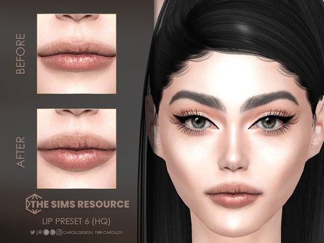 The Sims Resource - Lip Preset 6 (HQ) Sims 4 Tattoos, Sims Games, Sims Community, Sims 4 Cas, Electronic Art, Sims Resource, The Sims4, Sims 4 Mods, Eye Color