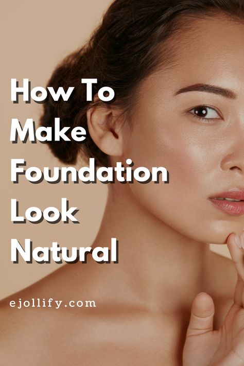 How To Make Foundation Look Flawless •  Foundation Hacks To Make It Look Natural Foundation Tips How To Apply, How To Make My Makeup Look Smooth, How To Blend Foundation, How To Do Foundation, Foundation Blending Tips, How To Make Makeup Look Natural, Basic Foundation Application, Where To Place Foundation Makeup, Natural Finish Foundation