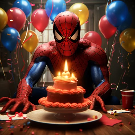 Happy Birthday Spiderman, Birthday Celebration Quotes, Birthday Wishes Gif, Superhero Birthday Cake, Happy Birthday Kids, Birthday Wishes Greetings, Beautiful Birthday Cards, Happy Birthday Template, Birthday Quotes Funny