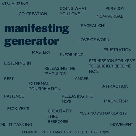 Manifesting Generators — Barney + flo(w) Pure Manifesting Generator, Manifesting Generator Diet, Manifesting Generator Affirmations, Manifesting Generator Human Design, Manifestor Generator, Generator Human Design, Emotion Code, Manifesting Generator, Gene Keys