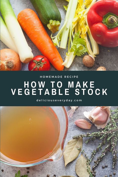 Homemade Vegetable Stock, Homemade Vegetable Broth, Moroccan Carrots, Homemade Soups, Stock Recipes, Vegetable Scraps, Veggie Stock, Broth Recipes, Spring Vegetables