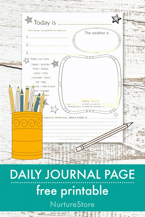 simple daily journal age for children, homeschool journal printable, homeschool language arts printables Simple Daily Journal, Journal Prompts For Kids, Summer Journal, Journal Pages Printable, Writing Station, Homeschool Printables, Printable Calendar Template, Printable Journal, Daily Writing