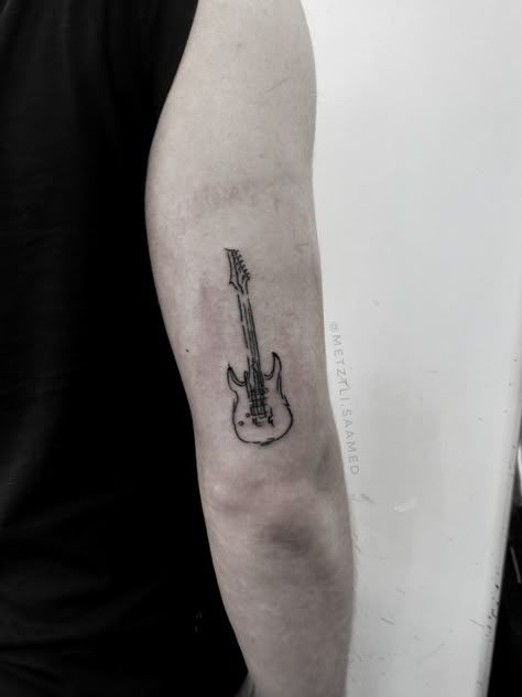 Guitar Tattoo Ideas, Just Tattoo, Future Tattoo Ideas, Guitar Tattoo, Music Tattoo Designs, Mountain Tattoo, Music Tattoo, Book Tattoo, Ink Sketch