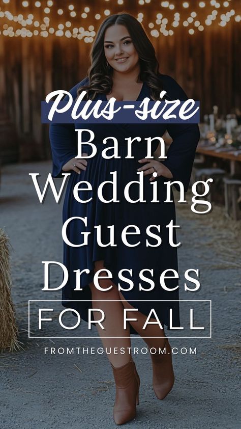 Planning for a fall barn wedding? Finding the perfect guest dress is all about embracing the season’s rich colors and cozy vibes. From flowy dresses to elegant ball gowns, the options are endless when…#BusinessCasualOutfitsForWork #PlusSizeSummerOutfitsCasual #CasualOutfitsPlusSize Plus Fall Wedding Guest Dress, Plus Wedding Guest Outfit, Fall Plus Size Wedding Guest Outfit, Plus Size Wedding Outfits For Guest, Western Theme Wedding Outfit Guest, Black Wedding Guest Dress Fall, Casual Wedding Outfit Guest Plus Size, Plus Size Winter Wedding Guest Outfit, Wedding Guest Plus Size Outfit