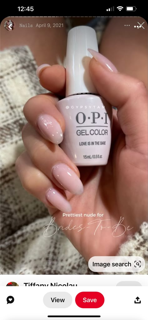 Natural Nails Manicure, Opi Gel Nails, Summery Nails, Cute Gel Nails, Neutral Nails, Opi Nails, Bridal Nails, Fire Nails, Classy Nails