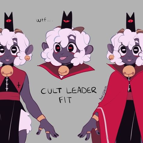 bread on Instagram: "my narilamb designs meow meowmeow meow" Cult Of The Lamb Oc Base, The Lamb Cult Of The Lamb, Cult Of The Lamb Cosplay, Cult Leader Character Design, Cult Of The Lamb Oc, Cotl Lamb, Lamb Oc, Lamb Cosplay, Cult Of The Lamb Fanart