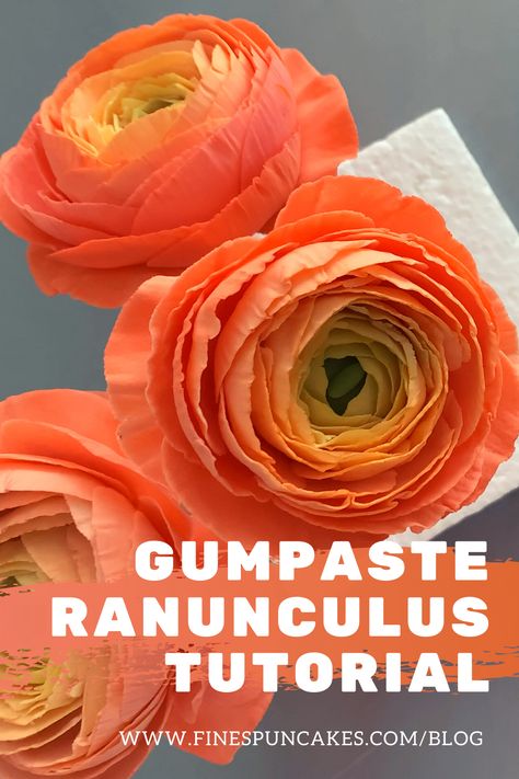 Homemade Gumpaste Recipe, Gumpaste Recipe, Fondant Techniques, Fondant Flower Tutorial, Sugar Flowers Tutorial, Cake Design Inspiration, Cake Decorating Videos, Gum Paste Flowers, Fondant Flowers