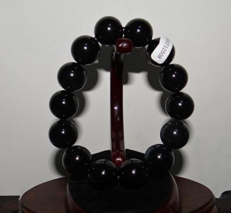 0.6" China Certified Nature Black Obsidian Jade Round Pea... https://www.amazon.ca/dp/B01ILX61EG/ref=cm_sw_r_pi_dp_x_APFDyb4VCGX0Q Bracelets Amazon, Pearl Bangle Bracelet, Chinese Jade, Pearl Bangle, Buddha Pendant, Black Obsidian, Amazon Com, Semi Precious Stones, Semiprecious Stones