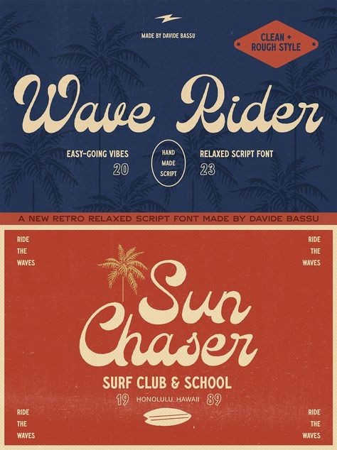 🏖️ Beach Fonts: Ride the Tide of Chill Vibes in Lettering 🌊 Ride the waves of typography with our "Beach Vibes" font collection, featuring more than 30 unique designs in a range of styles like scripts, serifs, handwriting, sans-serifs, and others. These fonts capture the essence of coastal living, perfect for infusing your projects with a touch of sun and sea. All of these fonts offer easy licensing options, along with instant downloads for immediate use. Unleash your creativity with the Be... Beach Typography Design, Coastal Fonts, Wave Lettering, Surf Typography, Sun Font, Beachy Fonts, Wave Typography, Ocean Font, Script Typography Design