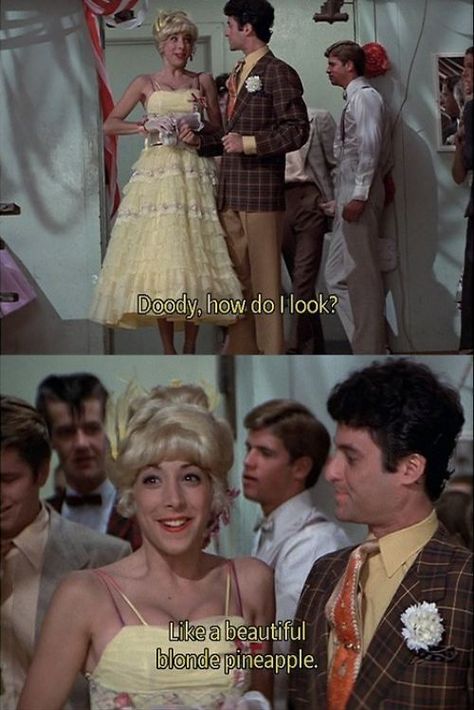 Grease Pineapple Quote Grease Quotes, Grease Is The Word, Grease Movie, Film Vintage, The Rocky Horror Picture Show, Movie Lines, John Travolta, Tv Quotes, Film Serie