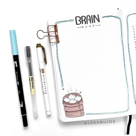 Bujo Brain Dump Layout, Year Planner Design, Brain Dump Bullet Journal, April Bujo, April Bullet Journal, Planner Designs, Bujo Layout, Bullet Journal Ideas Templates, Bullet Journal Paper