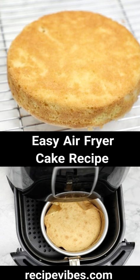 Cake In Air Fryer Recipe, Bollas Recipe, Air Fryer Cakes, Cake In Air Fryer, Air Fryer Cake, Air Fryer Cake Recipes, Ninja Cooking System Recipes, Air Fryer Recipes Dessert, New Air Fryer Recipes