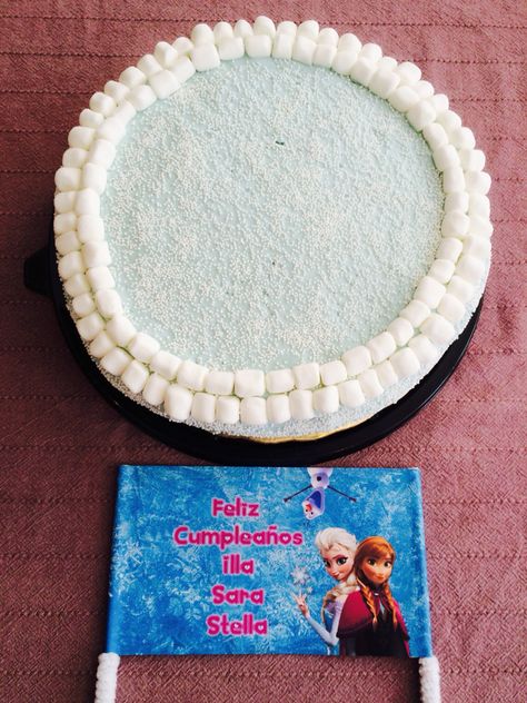 Pastel sencillo Frozen Pastel Frozen, Cakepops, Lokai Bracelet, Live Lokai Bracelet, Frozen, Birthday Cake, Pastel, Cake, Birthday