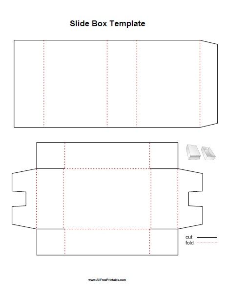 Free Printable Slide Box Template How To Make A Matchbox Out Of Paper, Favor Box Template Free, Sliding Box Template, Match Box Template, Valentine Box Templates Free Printables, Slide Box Template, Mini Box Template, Slide Box Packaging, Gift Box Template Printable