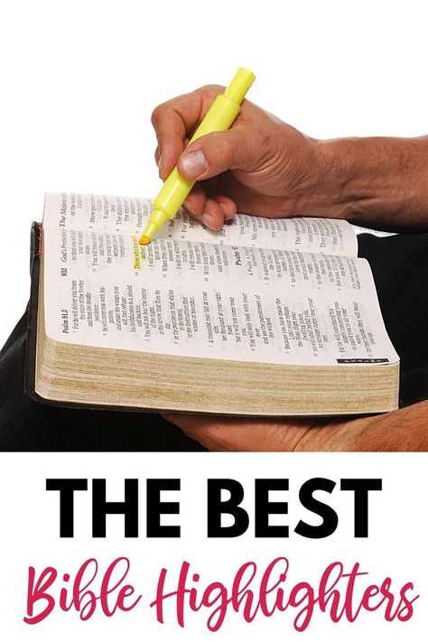 The Best Bible Highlighters Bible Pages, Bible Highlighting, Bible Journaling Supplies, Free Bible Study, Devotional Journal, Bible Study Tools, Bible Study Journal, Psalm 91, Study Time