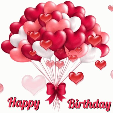 Happy Birthday Heart Baloons GIF - HappyBirthday HeartBaloons Hearts - Discover & Share GIFs Selamat Hari Jadi, Happy Birthday Hearts, Birthday Wishes Gif, Birthday Greetings Funny, Birthday Wishes Greetings, Happy Birthday Wishes Photos, Happy Birthday Wishes Cake, Happy Birthday Greetings Friends, Birthday Wishes Cake