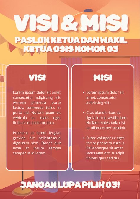 Yuk, kenali visi dan misi calon Ketua OSIS kita! 🚀📚 Dengan semangat dan ide-ide baru, mari kita bersama-sama membangun lingkungan sekolah yang lebih baik. Lihat dan dukung mereka untuk masa depan yang lebih cerah! Poster Template Design, Poster Template, Template Design, Canvas, Design