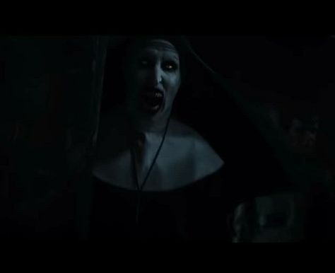 The Nun 2 Theatre Snap, Nun Movie Snap, Nun Scary, The Nun 2, Sister Irene The Nun, Conjuring 2, Horror Villians, Conjuring Universe, The Nun Memes