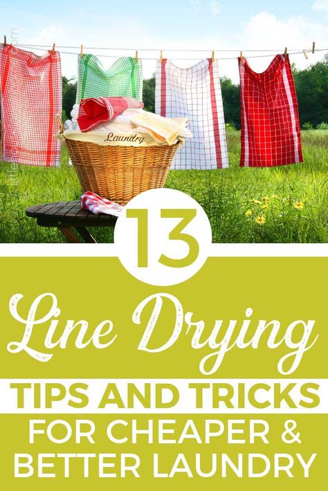 If you've ever wondered how to line dry clothes - or why you should consider line-drying, have I got a treat for you. I share my best tips for hanging washing on a clothesline, as well as some measures you can take to avoid fading and eliminate the need to iron. I live without an electric dryer and I have 2 messy kids, if I can do it - so can you. Line drying will save you money and make your clothes last longer. Click through to read more Hang Drying Clothes Outside, Hanging Laundry Outside Clothes Line, Drying Laundry Outside, Drying Clothes Outside, Hanging Clothes To Dry, Line Drying Clothes, Hang Dry Clothes, Hanging Washing, Clothes Lines