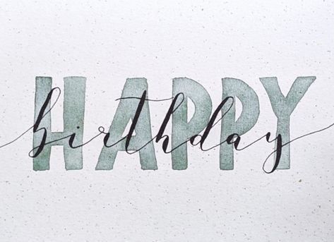 Calligraphy Happy Birthday, Birthday Bg, Cookie Projector, Birthday Funnies, Bold Calligraphy, Happy Birthday Doodles, Happy Birthday Calligraphy, Birthday Doodle, Happy Birthday Cards Diy