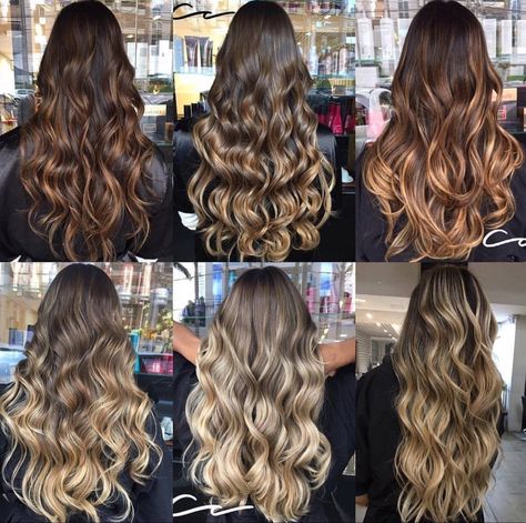 Ombre Hair Color For Brunettes, Balyage Long Hair, Baylage Hair, Balayage Straight Hair, Best Easy Hairstyles, Highlights Curly Hair, Black Hair Balayage, Brown Hair Looks, Hair Inspiration Long