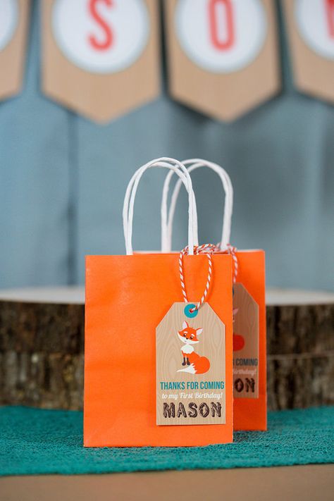 Woodlands Party Favor Tags Little Fox Favor by PrintableStudio505 Woodland Favors, Fox Birthday Party, Karate Birthday, Fox Party, Fox Birthday, Fox Baby Shower, Woodland Birthday Party, Woodland Birthday, Animal Baby Shower