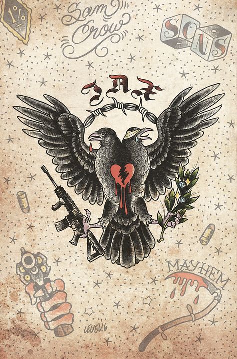 Sons Of Anarchy Tattoo, Anarchy Tattoo, Lightning Bolt Tattoo, Bolt Tattoo, Crazy Tattoos, Motorcycle Tattoos, Japan Tattoo Design, Biker Clubs, Ancient Warfare