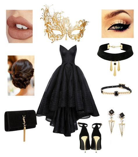 "Masquerade" by midnightnaria on Polyvore featuring Zac Posen, Balmain, Eddie Borgo, Masquerade, Charlotte Tilbury and Yves Saint Laurent Masquered Ball Outfit, Mascared Party Outfits, Mascarade Ball Dresses, Mascarade Outfit, Masquerade Attire, Masquerade Party Outfit, Masquerade Outfit Ideas, Masquerade Ball Outfits, Masquerade Outfit