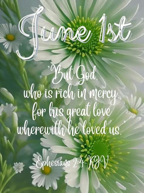 June Blessings, June Days, Blessings Quotes, Blessed Quotes, Daily Word, And July, How He Loves Us, Thank You Lord, Daily Bible Verse