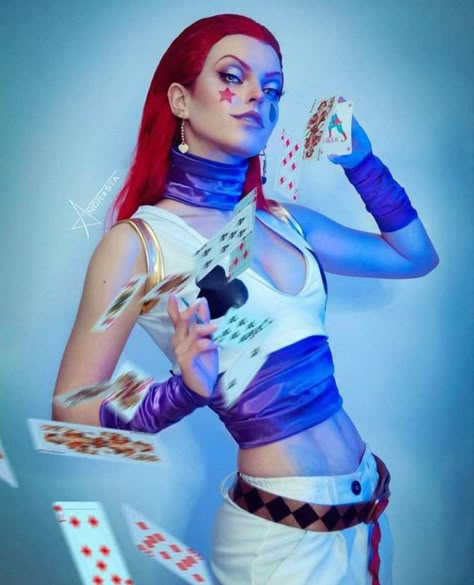 Female Hisoka, Hisoka Cosplay, Genderbent Cosplay, Female Cosplay Ideas, Cosplay Ideas Women, Anime Cosplay Ideas, One Piece Cosplay, Creative Costumes, Cosplay Tutorial